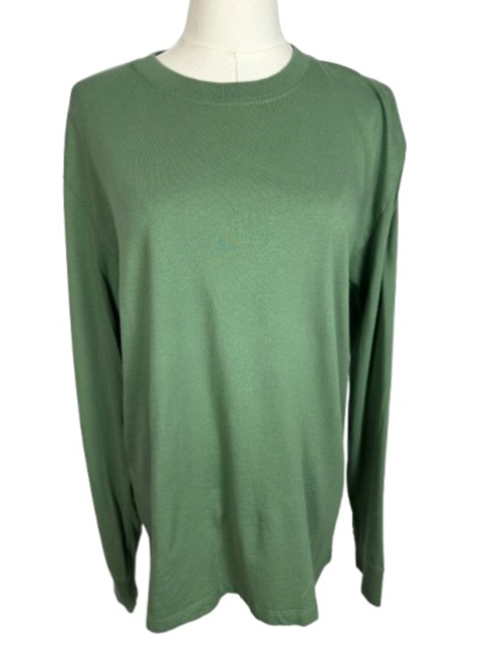 allbirds Long Sleeve Crewneck Shirt - Olive Green Size S